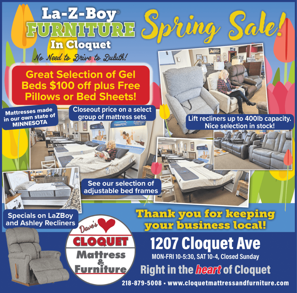 Sale Specials Dave's Cloquet Mattress & Furniture MN